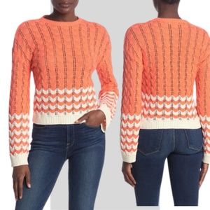 NWT Abound Dolman Wide Sleeve Orange Pullover XS